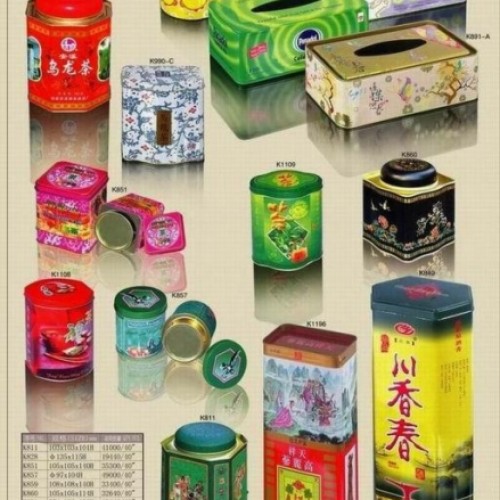 tea tin box